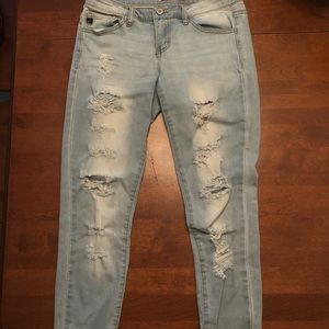 KanCan Distressed Skinny Jeans